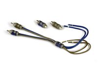 Kicker 46KISL Car Audio Amp Amplifier Speaker Wire to 2 Channel RCA Adapter KISL