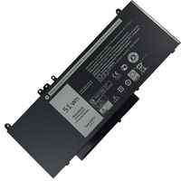 Fully G5M10 Replacement Laptop Battery Latitude E5450 E5550 Notebook 15.6" G5M10 8V5GX - 7.4V 51Wh