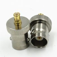 BNC Female Jack to MCX Male Plug Straight RF Coax Coaxial Connector Adapter Quick USA Shipping