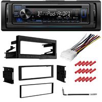 CACHÉ KIT3164 Bundle W/Car Stereo with Bluetooth for 1996 - 2005 Chevy Astro CD/AM/FM Single Din Radio Receiver Dual Phone Connection, Front USB and AUX W/Dash Mounting Installation Kit