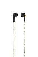 Kicker EB73B Flow Premium Earbuds | in-Ear Noise-Isolating Earphones | Silicon Ear Tips 4 Sizes | in-Line Mic and Multi-Function Button | Legendary Audio Quality