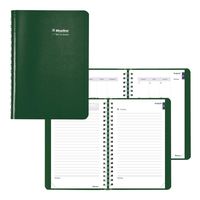Blueline Aug 2019-July 2020 Appointment Book/Academic Daily/Monthly Planner, 8" x 5", Green (CA201.GRN)