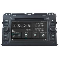Autosion 7inch Touch Screen Toyota Prado 2002-2009 Car DVD GPS Player Dashboard Car Radio Stereo Navigation Bluetooth A2DP Steering Wheel Control Rear Camera Input USB SD