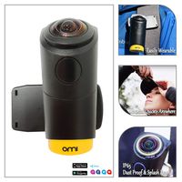 OmiCam II Wearable VR Action Camera with 4K 240 Degrees View Image Stablization Sports Travel Camera for Outdoor Blogging Virtual Reality/New and Upgraded Edition