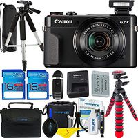 Canon PowerShot G7 X Mark II 20.1MP 4.2x Optical Zoom Digital Camera + Accessories Bundle - International Version
