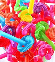 Perfect Stix Neon Flex 10 UN -500 Neon Flex 10 Unwrapped Straws, 9" (Pack of 500)