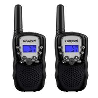 Funkprofi Walkie Talkies for Kids, VOX Hands Free Noise Canceling Kids Walkie Talkies with Belt Clip and LCD Screen, 22 Channels Long Range Two Way Radios for Camping Hiking Family Activities