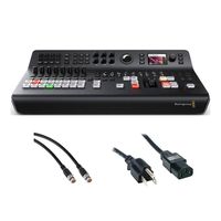 Blackmagic Design ATEM Television Studio Pro HD Live Production Switcher with SDI Video Cable & PC Power Cord 6' Bundle