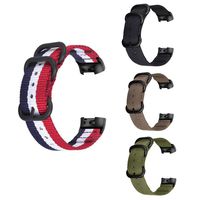 Gazelle Trading Nylon Bands for Fitbit Charge 3 Breathable Straps Watch Band Replacement Wristband Men Womens Charge 3 Watchband
