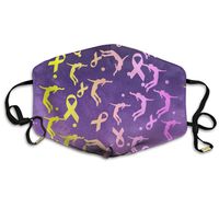 Beach Volleyball Breast Cancer Ribbon Anti-dust Earloop Face Mouth Masks Muffle Unisex Breathable Fashion Masks