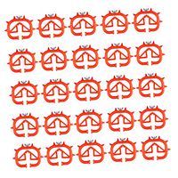 25pcs Plastic Weaner Anti Sucking Calf Milking Stops Cow Nose Thorn Clip