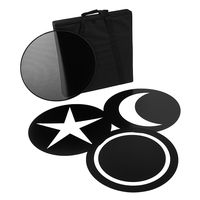 Fotodiox Pro Factor Jupitor24 Accessory Pack - Grid, 3X Creative Masks and Carrying Case Factor Jupiter24 VR-48500ASVL Studio Light