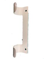 HOMZ T-Leg Ironing Board Holder, 6" x 1.5" x 1.6", White