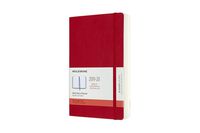 Moleskine Classic 18 Month 2019-2020 Daily Planner, Soft Cover, Large (5" x 8.25") Scarlet Red