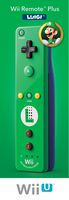 Nintendo Remote Plus, Luigi - Nintendo Wii