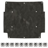 New 1967-68 Mercury Cougar XR-7 GT Flame Retardant Hood Insulation (CG113)