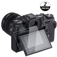 2 Pack Fujifilm X-T1 X-T2 Camera Screen Protector 9H Hardness Anti-Scratch Anti-Fingerprint Tempered Glass for Fujifilm X-T1 X-T2