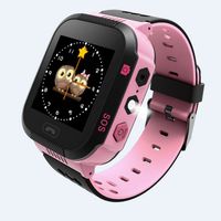 Samber Children Kids Smart Watch 1.44" HD Touch Screen Kid Wristwatch Phone Watch with Flashlight & Camera Smart Bracelet for Children Girls Boys (Pink)