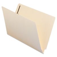 Smead End Tab Fastener File Folder, Shelf-Master Reinforced Straight-Cut Tab, 1 Fastener, Legal Size, Manila, 50 per Box (37110)