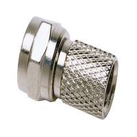 Allen Tel CT718 75-Ohm CATV Male F-Connector for RG-6 PVC Cable Twist-On, 2-Pack