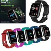 Whatyiu Waterproof Bluetooth4.0 Sports Smart Wristband Bracelet Watch Fitness Tracker Compatible with Android&All Smart Phone-Support Blood Pressure, Passometer, Sleep Tracker, Heart Rate Tracker