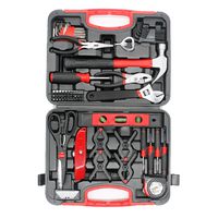 76 Piece Tool Set-Home Repair Tool Kit, General Household Hand Tool Kit with Storage Case, Screwdriver Set Socket Wrench Hammer Pliers