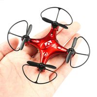 NiGHT LiONS TECH N58 Pocket Mini RC Quadcopter 2.4GHz Headless Mode One Key Return Drone RTF Toy (RED)