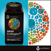 Youtheory Mens Collagen Advanced 1, 2 and 3, Value 2 Pacck ( 390 Tablets each )