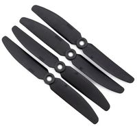 GEMFAN 5x3 Carbon Nylon Propeller - 2 Blade (Set of 4 - Black)