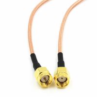 1 x New SMA Male to RP-SMA Male Jack RG316 Pigtail RF Straight Cable 15cm high quality quick ship from US