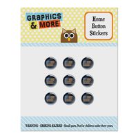 American Flag Bullets Guns USA Second 2nd Amendment Set of 9 Puffy Bubble Home Button Stickers Fit Apple iPod Touch, iPad Air Mini, iPhone 5/5c/5s 6/6s 7/7s Plus