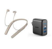 Sony WI1000X/N Noise Cancelling Bluetooth Headphone Bundle with Dual Port 24W USB Travel Wall Charger - Gold