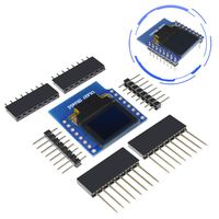 Aideepen 0.66 inch IIC I2C White OLED WeMos D1 Mini Shield Module 64X48 3.3V for Arduino