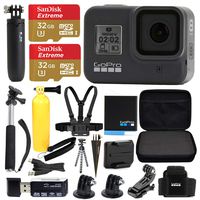 GoPro HERO8 Black Bundle + SanDisk Extreme 32GB microSDXC + Hard Case & More!