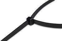 Extra Heavy Duty Zip Ties 26 Inch Long - 200 Lbs Strong UV Black Nylon Large Cable Wraps 50 Pack