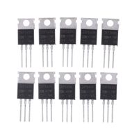 Detectorcatty 10PCS IRF540N IRF540 TO-220 N-Channel 33A 100V Power MOSFET high Performance Effect Tube Portable Size
