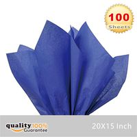 PMLAND Premium Quality Gift Wrap Tissue Paper - Blue - 15 Inches X 20 Inches 100 Sheets
