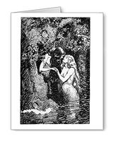 Nymph & Dryad Note Cards with Envelopes Set of 8