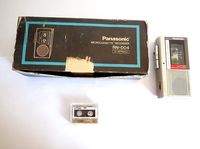 Panasonic RN-111 Handheld 2-Speed Voice Activated Microcassette Recorder, Japan,-Working