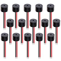 12V Wired Connector Active Electronic Buzzer Alarm 85dB,Continuous Sound Beep.(15 PCS)