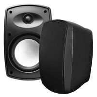 OSD Audio 6.5" 70V Optional Commercial Patio Speaker Pair - Indoor/Outdoor, Black - AP650