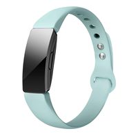 SWEES Silicone Bands Compatible with Fitbit Inspire & Inspire HR & Ace 2, Replacement Soft Thin Band Accessories Small Large for Women Men, Black, White, Blue, Pink, Gray, Wine