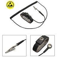 Anti Static Metal Bracelet ESD Adjustable Wrist Strap Discharge Band Ground Metal Bracelet