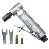 PROSHI 1/4-Inch Angle Air Die Grinder, Mini Air Angle Die Grinder, pneumatic angle die grinder, 90 Degree Angled Air Die Grinder, Edge Series Air Angle Die Grinder, Polished color