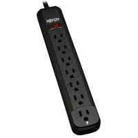 Tripp Lite 7 Outlet Power Strip NEMA 5-15R AC 25' Cord 5-15P Black Housing (PS725B)