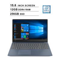 2019 Lenovo ideapad 330s 15.6 Inch HD Laptop (8th Gen Intel Quad-Core i7-8550U up to 4.0 GHz, 12GB DDR4 RAM, 256GB SSD, Intel UHD Graphics 620, WiFi, Bluetooth, Windows 10, Blue)