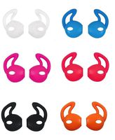 EarPod Cover and Hook Attachment for iPhone 7/6 / 6S / 6 Plus/ 5S/ 5C/ 5 Earphones Headphones Earbuds (7 Pair Black, White, Red, Orange, Clear, Blue, Hot Pink)