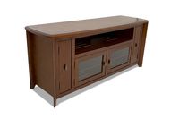 TechCraft 64-Inch Hi-Boy TV Credenza and Media Console, No Tools Required, Walnut