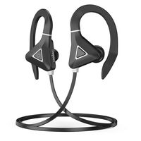 AELEC Bluetooth Headphones S550, Wireless Earbuds Sport Sweatproof in-Ear Earphones w/Mic (Super Sound Quality, Bluetooth 4.1, 8 Hrs Play Time, Noise Cancelling Bluetooth Headsets) - Black