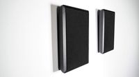 2 Rockville RockSlim Black Home Theater 5.25" 240w Easy Wall Mount Slim Speakers